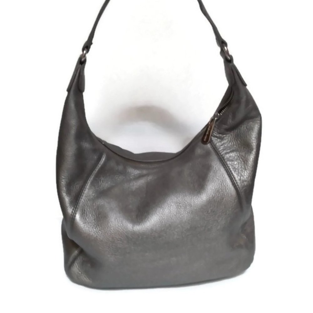 Michael Kors Leather Hobo Shoulder Bag - Picture 4 of 10